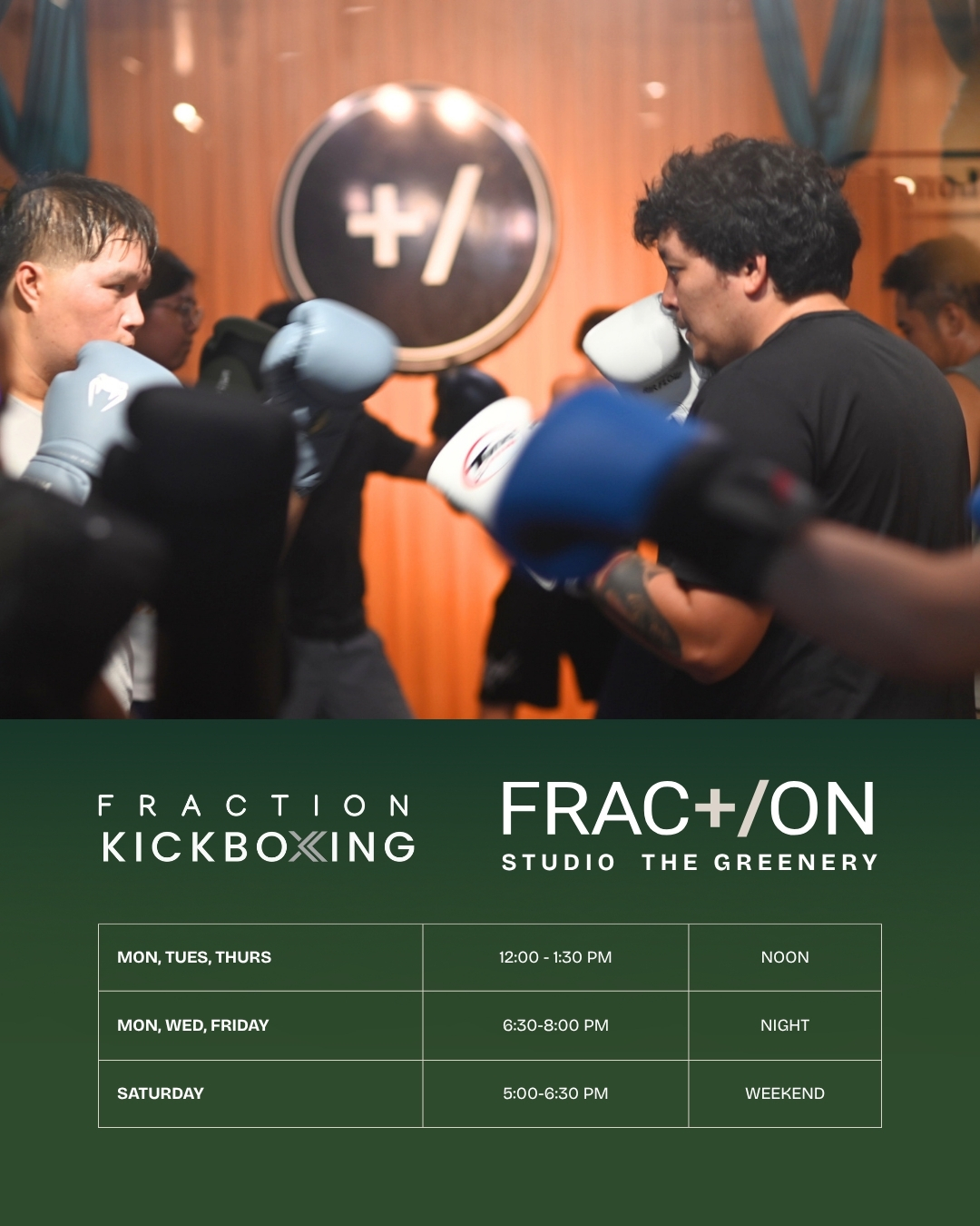 Kickboxing in The Greenery