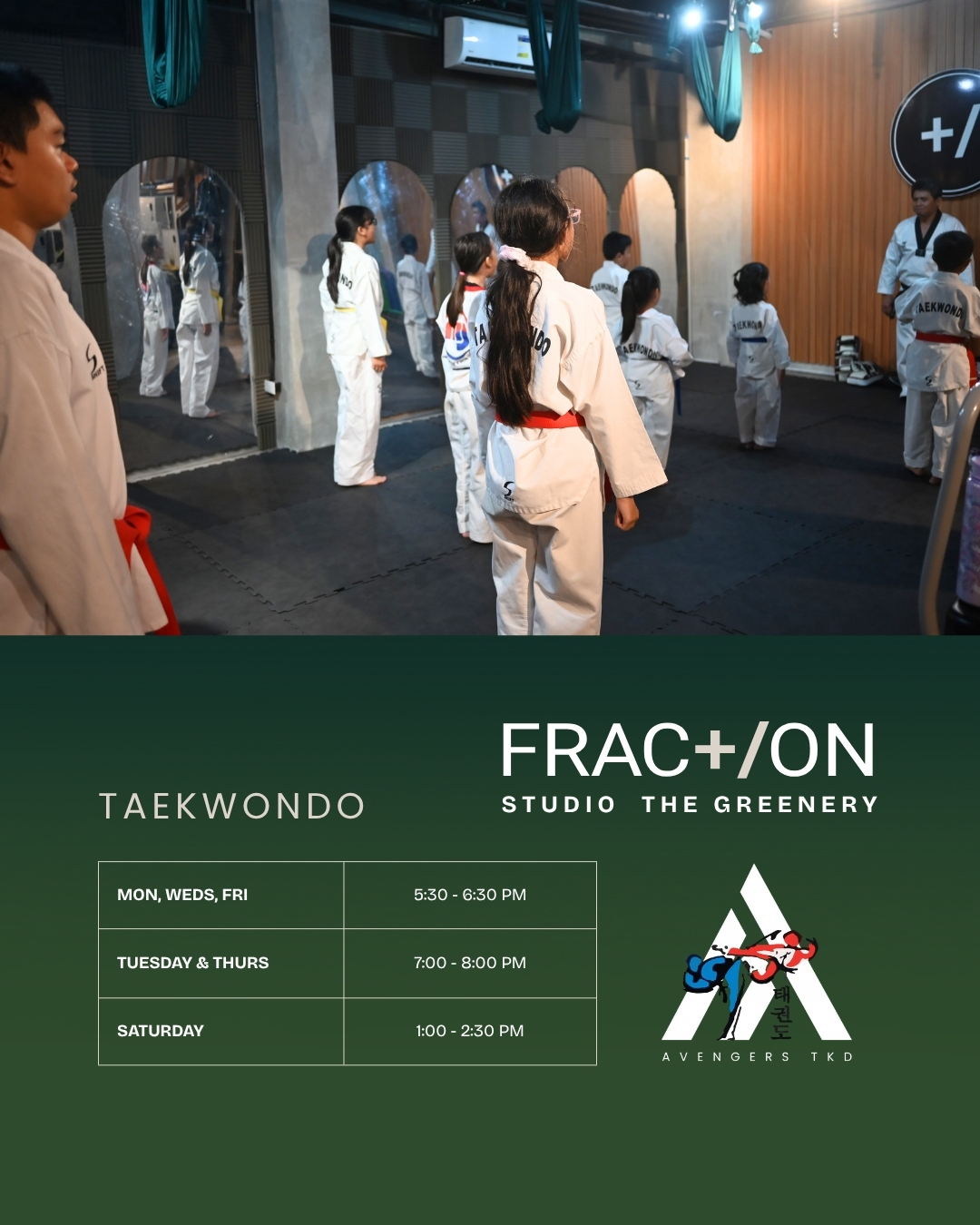 Taekwondo in the Greenery